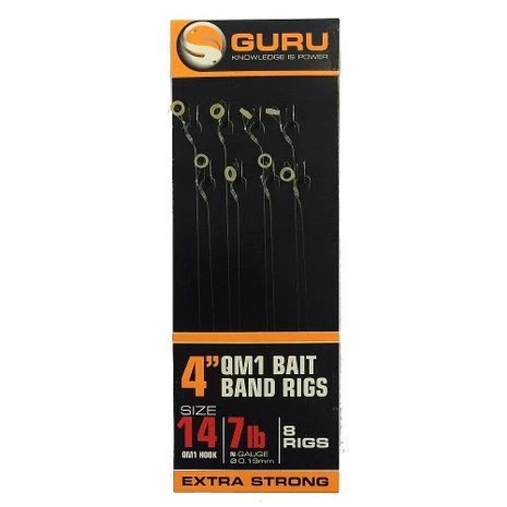 Onderlijn Bait Bands QM1 Ready Rig 4" - Guru 1 Onderlijn Bait Bands QM1 Ready Rig 4" - Guru