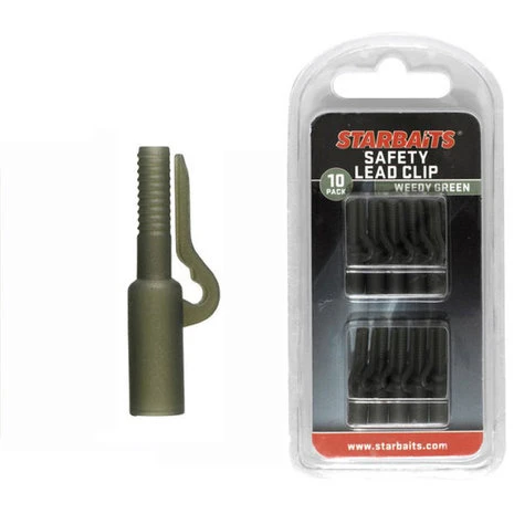 End Tackle Safety Lead Clip Weedy Green - Starbaits 1 End Tackle Safety Lead Clip Weedy Green - Starbaits