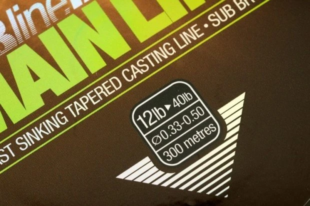 End Tackle Subline Tapered Mainline - Korda 2 End Tackle Subline Tapered Mainline - Korda - Afbeelding 2