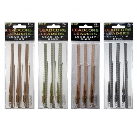ESP - End Tackle Leadcore Leaders Lead Clip Rigs - ESP 1 ESP - End Tackle Leadcore Leaders Lead Clip Rigs - ESP
