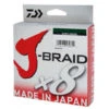 Daiwa - Lijn Gevlochten J-Braid X8 Dark Green 150m - Daiwa