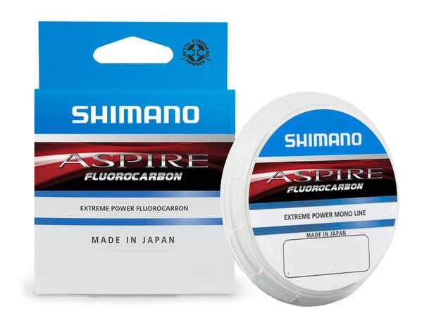 Lijn Fluorocarbon Aspire Fluo Clear 50m - Shimano 1 Lijn Fluorocarbon Aspire Fluo Clear 50m - Shimano