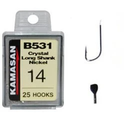 Kamasan - Haken Christal Long Shank - B531 - Elite 1 Kamasan - Haken Christal Long Shank - B531 - Elite