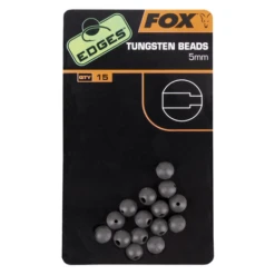 End Tackle Edges 5mm Tungsten Beads X 15 - Fox Carp