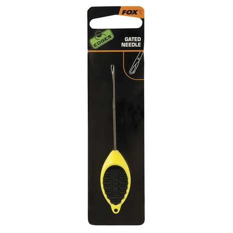 Aasnaald End Tackle Edges Micro Gated Needle - Yellow - Fox Carp 1 Aasnaald End Tackle Edges Micro Gated Needle - Yellow - Fox Carp