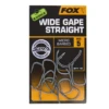 Fox Carp - Haken Edges Armapoint Wide Gape Straight - Fox Carp