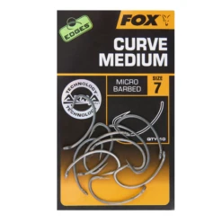 Haken Edges Armapoint Curve Shank Medium - Fox Carp