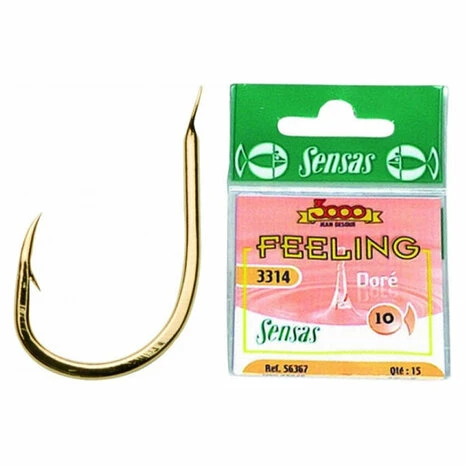 Haken Feeling 3314 Goud - Sensas 1 Haken Feeling 3314 Goud - Sensas