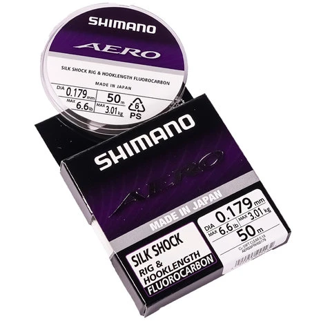 Shimano - Lijn Fluorocarbon Aero Silk Shock - 50m - Shimano 2 Shimano - Lijn Fluorocarbon Aero Silk Shock - 50m - Shimano - Afbeelding 2