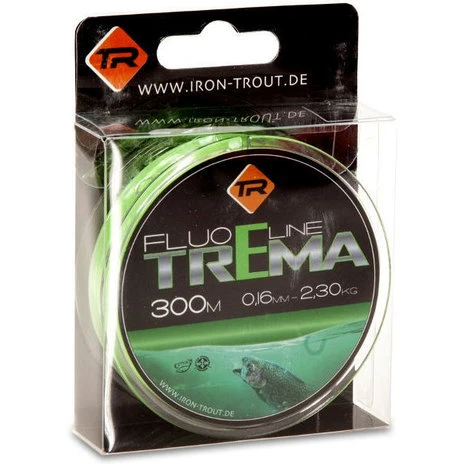 Iron Trout - Lijn Nylon Fluo Line Trema Groen- 300m - Iron Trout 1 Iron Trout - Lijn Nylon Fluo Line Trema Groen- 300m - Iron Trout