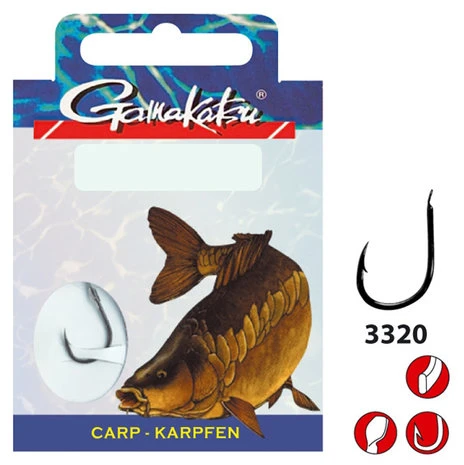 Gamakatsu - Onderlijn Carp 3320G - 75cm - Gamakatsu 1 Gamakatsu - Onderlijn Carp 3320G - 75cm - Gamakatsu