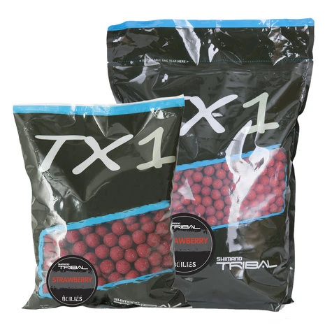 Shimano -Boilies TX1 Strawberry Boilie - Shimano 1 Shimano -Boilies TX1 Strawberry Boilie - Shimano