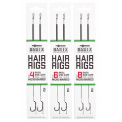 Korda - Onderlijn Basix Hair Rigs Wide Gape Micro Barbed - Korda