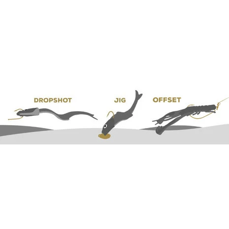 LMAB - Shads Finesse Filet Craw - 4cm - LMAB 5 LMAB - Shads Finesse Filet Craw - 4cm - LMAB - Afbeelding 5