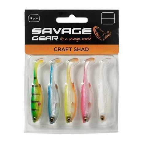 Savage Gear - Softbaits Craft Shad Dark Water Mix - Savage Gear 2 Savage Gear - Softbaits Craft Shad Dark Water Mix - Savage Gear - Afbeelding 2