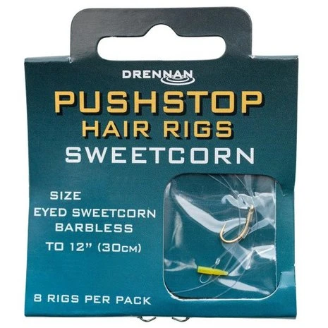 Drennan - Onderlijnen Pushstop Hair Rigs Sweetcorn - Drennan 1 Drennan - Onderlijnen Pushstop Hair Rigs Sweetcorn - Drennan