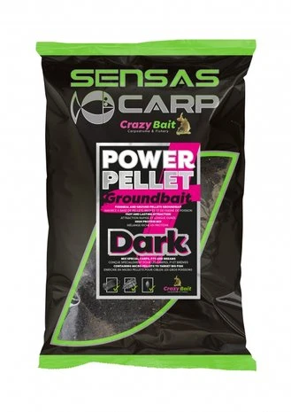 Sensas - Voeder UK Power Pellet Plus Groundbait - Dark- Sensas 1 Sensas - Voeder UK Power Pellet Plus Groundbait - Dark- Sensas