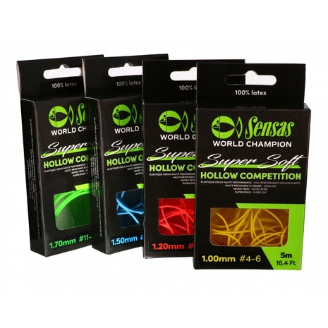 Sensas - Holle Elastiek Hollow Competition Super Soft - Sensas 1 Sensas - Holle Elastiek Hollow Competition Super Soft - Sensas