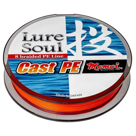 Momoi - Lijn Gevlochten Lure Soul Cast PE Orange - 150m - Momoi 2 Momoi - Lijn Gevlochten Lure Soul Cast PE Orange - 150m - Momoi - Afbeelding 2