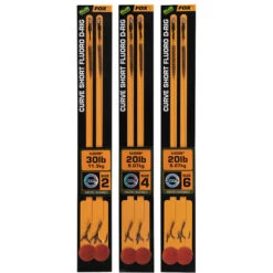 Fox Carp - Onderlijn Edges Curve Short Fluoro D-Rig - Illusion - Fox Carp
