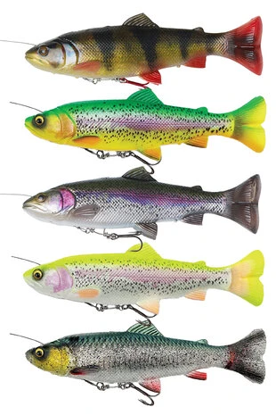 Savage Gear - Swimbait 4D Line Thru Pulsetail Trout Slow Sinking - 16cm / 51g - Savage Gear 1 Savage Gear - Swimbait 4D Line Thru Pulsetail Trout Slow Sinking - 16cm / 51g - Savage Gear