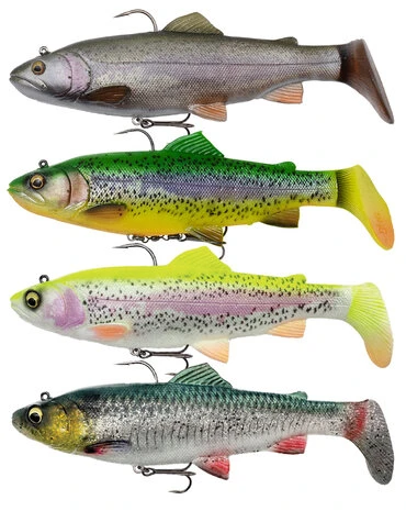 Savage Gear - Softbaits 4D Trout Rattle Shad - 12.5cm / 35gr - Savage Gear 1 Savage Gear - Softbaits 4D Trout Rattle Shad - 12.5cm / 35gr - Savage Gear