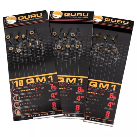 Guru - Onderlijn QM1 Bait Bands 4" - 10cm - Guru 1 Guru - Onderlijn QM1 Bait Bands 4" - 10cm - Guru
