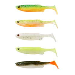 Savage Gear - Softbaits Fat Minnow T-Tail Darkwater Mix 10,5cm - 11gr - Savage Gear