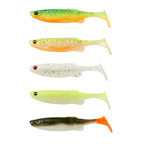 Savage Gear - Softbaits Fat Minnow T-Tail Darkwater Mix 10,5cm - 11gr - Savage Gear 1 Savage Gear - Softbaits Fat Minnow T-Tail Darkwater Mix 10,5cm - 11gr - Savage Gear
