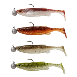 Savage Gear - Softbaits Fat Minnow T-Tail RTF Sinking Clearwater Mix 7gr + 7,5gr - Savage Gear