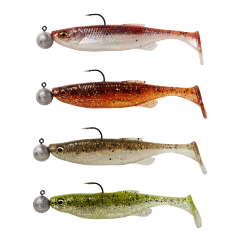 Savage Gear - Softbaits Fat Minnow T-Tail RTF Sinking Clearwater Mix 7gr + 7,5gr - Savage Gear 1 Savage Gear - Softbaits Fat Minnow T-Tail RTF Sinking Clearwater Mix 7gr + 7,5gr - Savage Gear