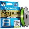 Shimano - Lijn Gevlochten Kairiki 8 Mantis Green - 150m - Shimano