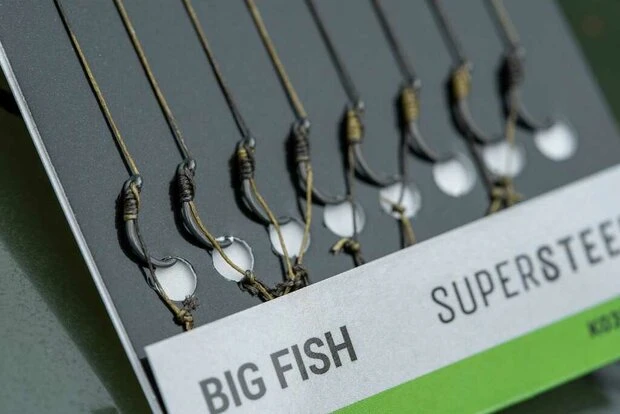 Korum - Big Fish Braided Hair Rigs 6" Barbless - Korum 2 Korum - Big Fish Braided Hair Rigs 6" Barbless - Korum - Afbeelding 2