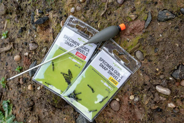 Korum - Specimen Quick Snap Swivels - Korum 4 Korum - Specimen Quick Snap Swivels - Korum - Afbeelding 4