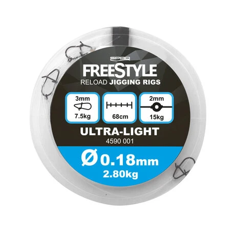 SPRO - Onderlijn Freestyle Reload Jig Rig - 68cm - SPRO 3 SPRO - Onderlijn Freestyle Reload Jig Rig - 68cm - SPRO - Afbeelding 3