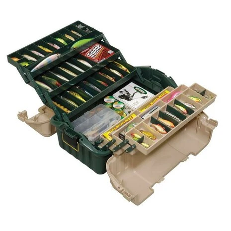 Plano - Six Tray Hip Roof Tacklebox Green / Sandstone - Plano 1 Plano - Six Tray Hip Roof Tacklebox Green / Sandstone - Plano