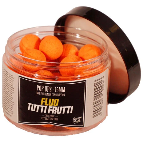 Dreambaits - Pop-ups Fluo Tutti Frutti 12mm- 50 Gram - Dreambaits 1 Dreambaits - Pop-ups Fluo Tutti Frutti 12mm- 50 Gram - Dreambaits