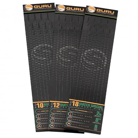 Guru - Onderlijn 8" Match Special Ready Rig - 20cm - Guru 1 Guru - Onderlijn 8" Match Special Ready Rig - 20cm - Guru